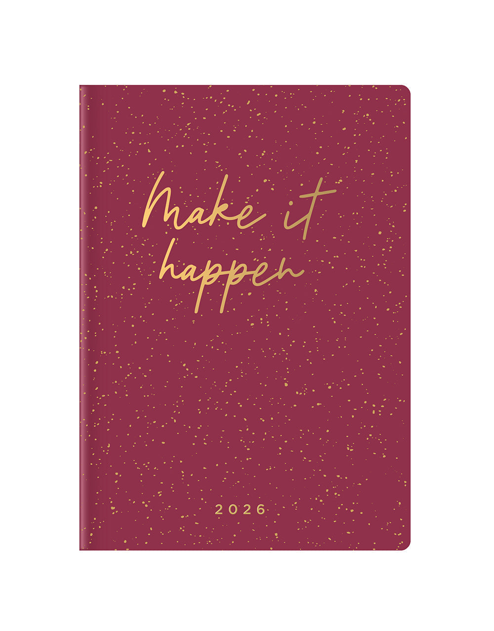 Letts of London Inspire A5 Week to View Diary 2026 - Multilanguage Plum 26-082485 #colour_plum