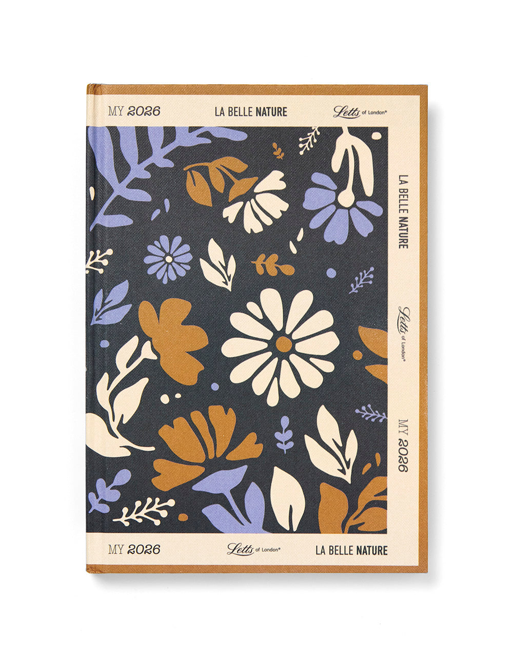 Letts of London La Belle Nature A5 Day to a Page Diary with Appointments 2026 - Multilanguage Bleu 26-082561 #colour_bleu