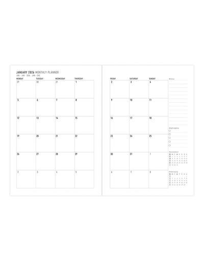 Letts of London La Belle Nature A5 Day to a Page Diary with Appointments 2026 - Multilanguage Vert 26-082562 #colour_vert