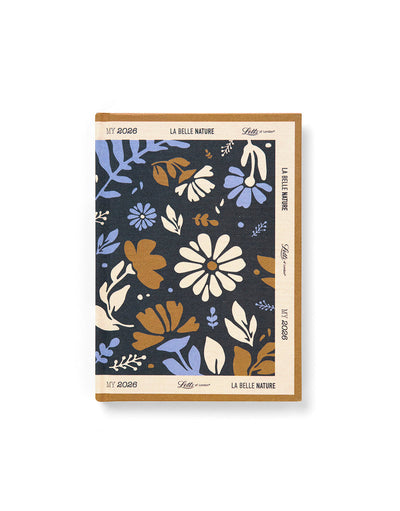 Letts of London La Belle Nature A6 Week to View Diary 2026 - Multilanguage Bleu 26-082564 #colour_bleu