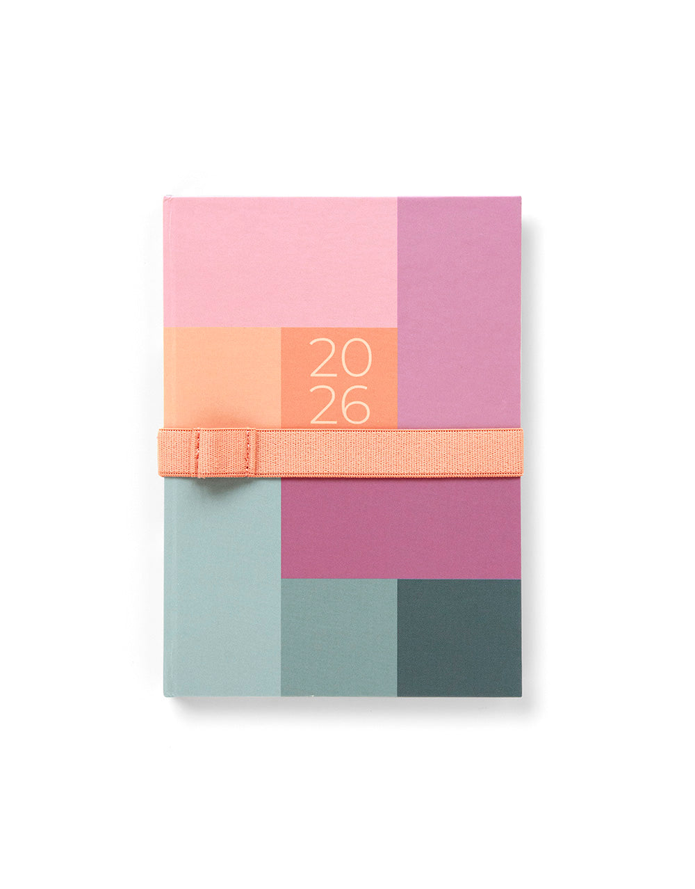 Letts of London Gradient A6 Week to View Diary 2026 - Multilanguage Rose 26-082576 #colour_rose
