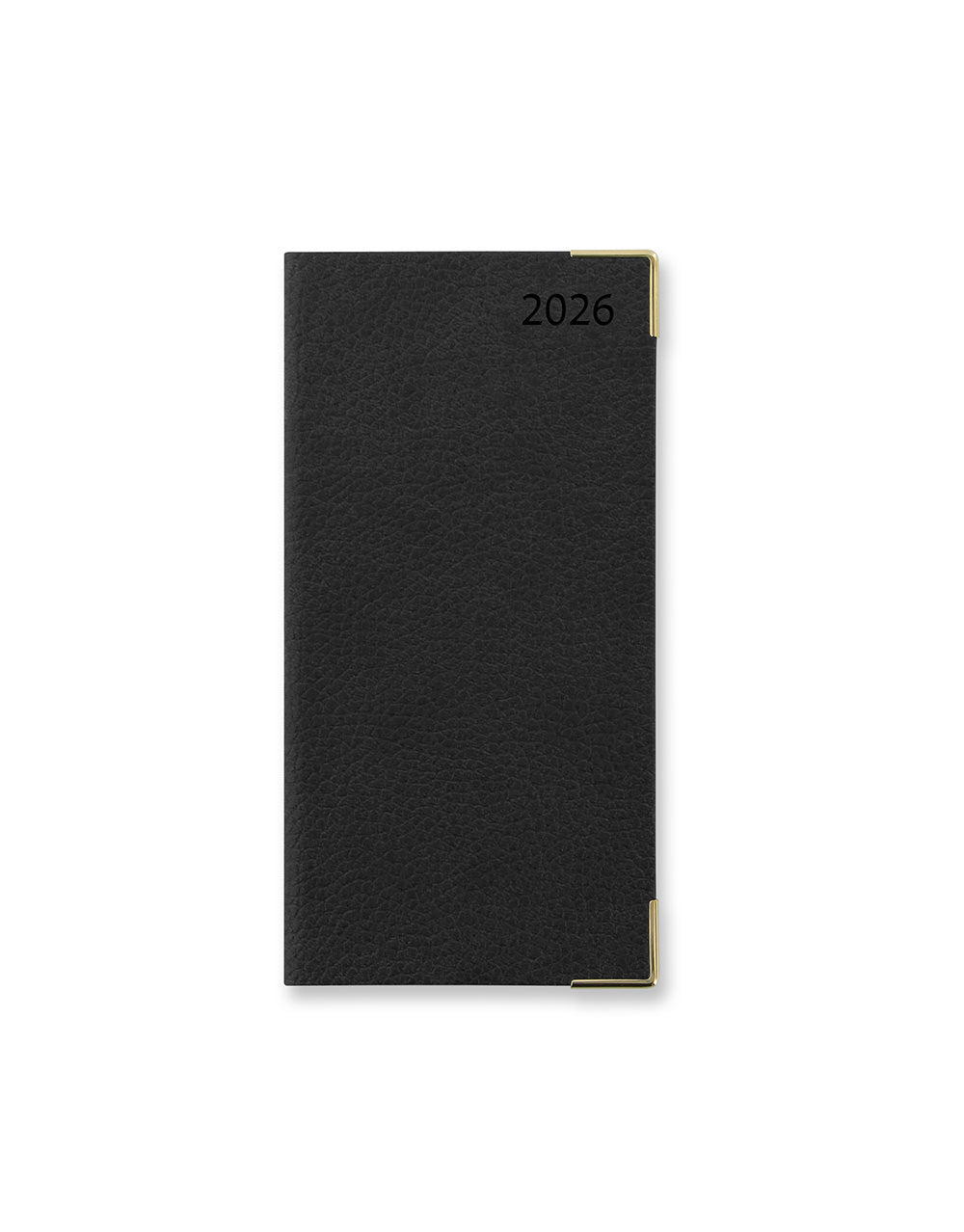 Letts of London Connoisseur Slim Month to View Diary 2026 - English Black 26-TC1SBK #colour_black