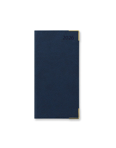 Letts of London Connoisseur Slim Month to View Diary 2026 - English Blue 26-TC1SBL #colour_blue