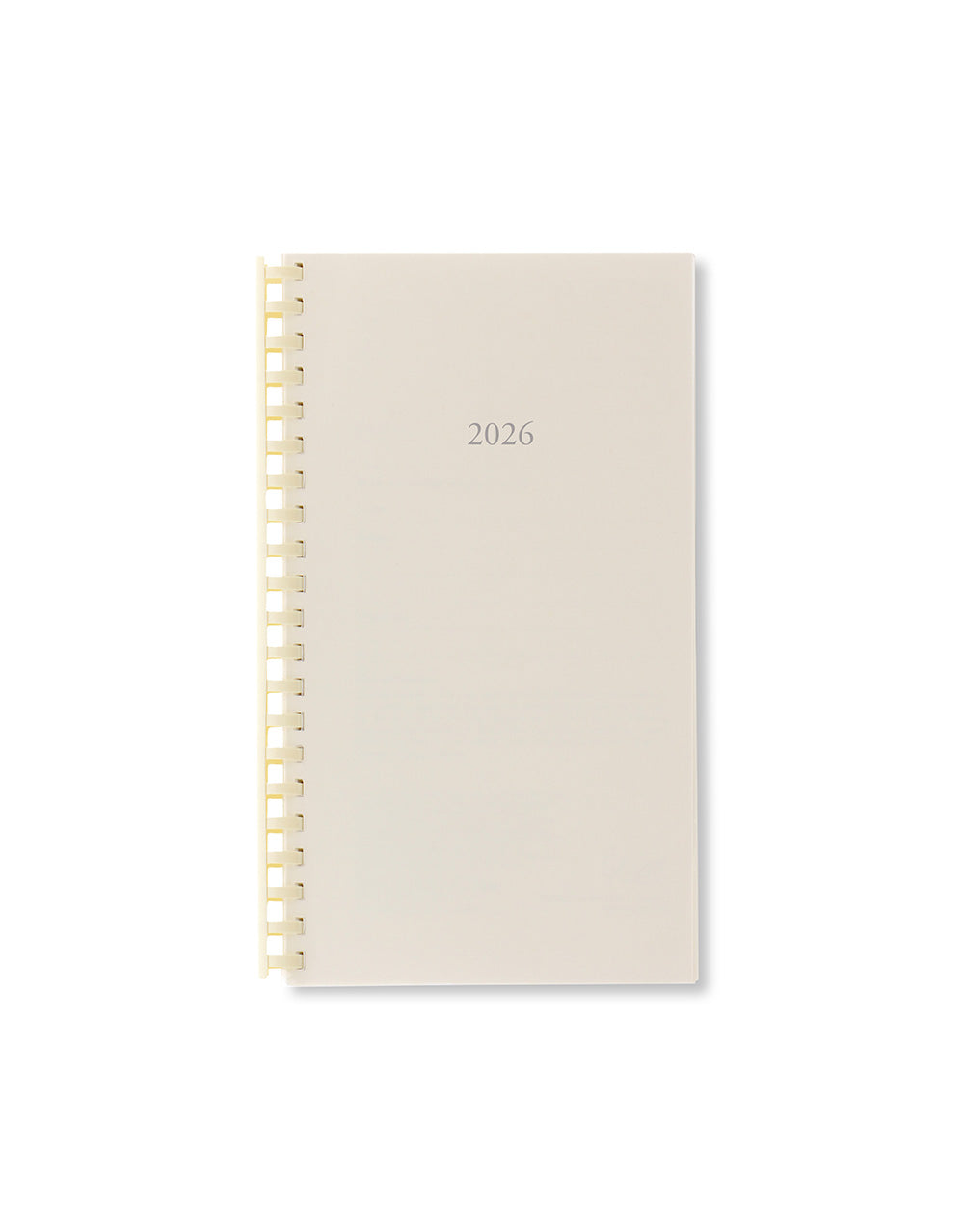 Letts of London Perth Slim Week to View Diary 2026 - NOT VERIFIED Cream 26-TCB3SUR #colour_cream