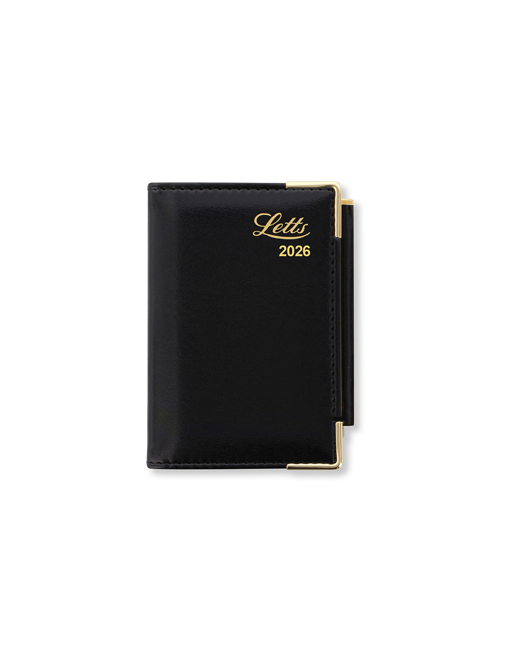 Letts of London Lexicon Mini Pocket Week to View Diary with Planners 2026 - English Black 26-TL3EPABK #colour_black