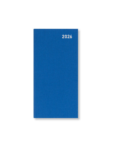 Letts of London Principal Slim Week to View Diary 2026 - English Blue 26-TP3SUBL #colour_blue