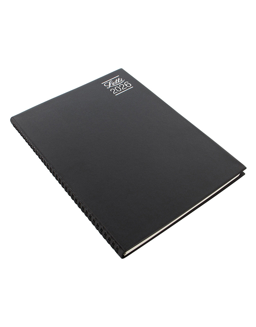 Rhino A4 Week to View Diary with Appointments, Notes and Planners 2026 Black - English 26-TR3ZABK#colour_black