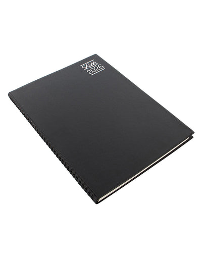 Rhino A4 Week to View Diary with Appointments, Notes and Planners 2026 Black - English 26-TR3ZABK#colour_black