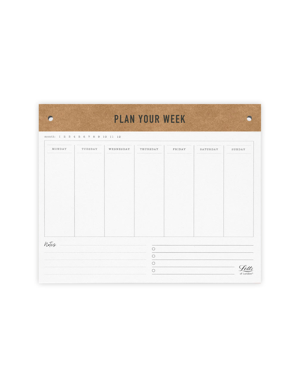 Letts of London Conscious Weekly Planner Refill