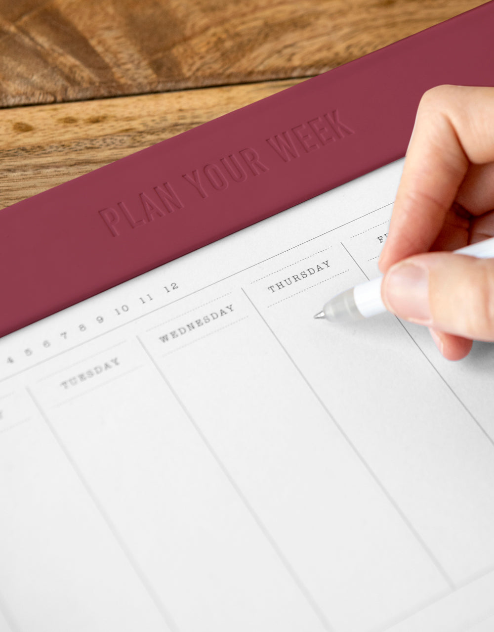 Conscious Evergreen Weekly Planner Berry 990356 - Letts of London