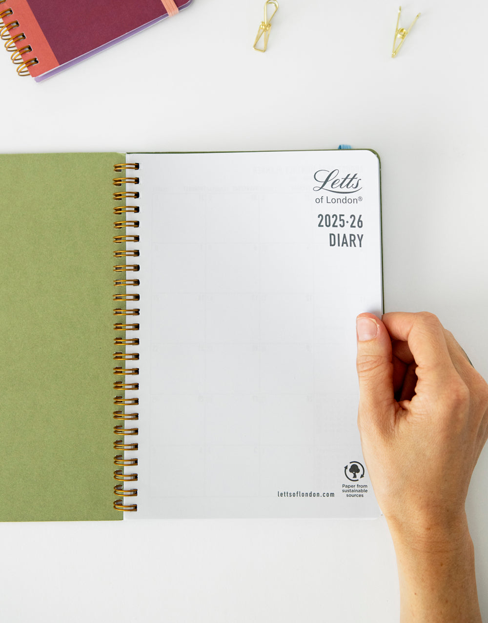 Letts Colour Block 2025-2026 -  #colour_raspberry