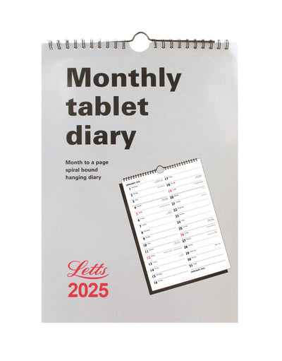 Business Monthly Tablet Wall Calendar 2025