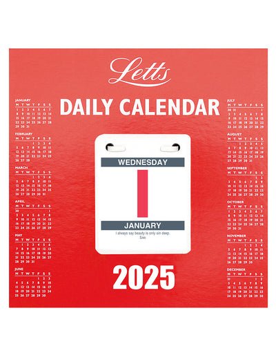 Business Daily Tear-off Desktop Calendar 2025