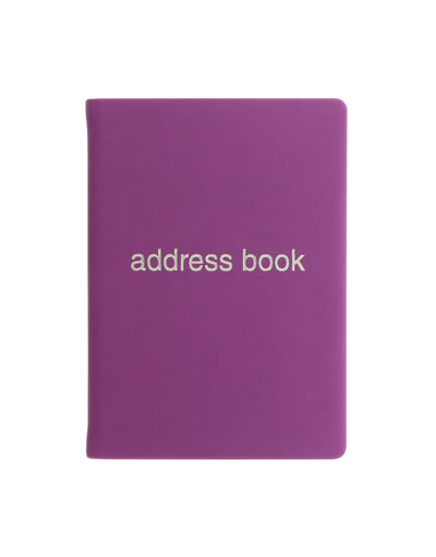 Dazzle A6 Address Book Purple#colour_purple