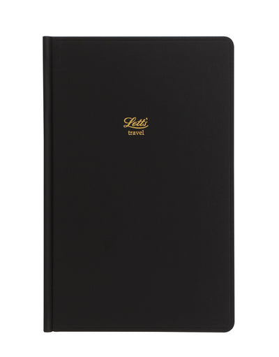 Icon Book Travel Journal in Black by Letts of London#colour_black