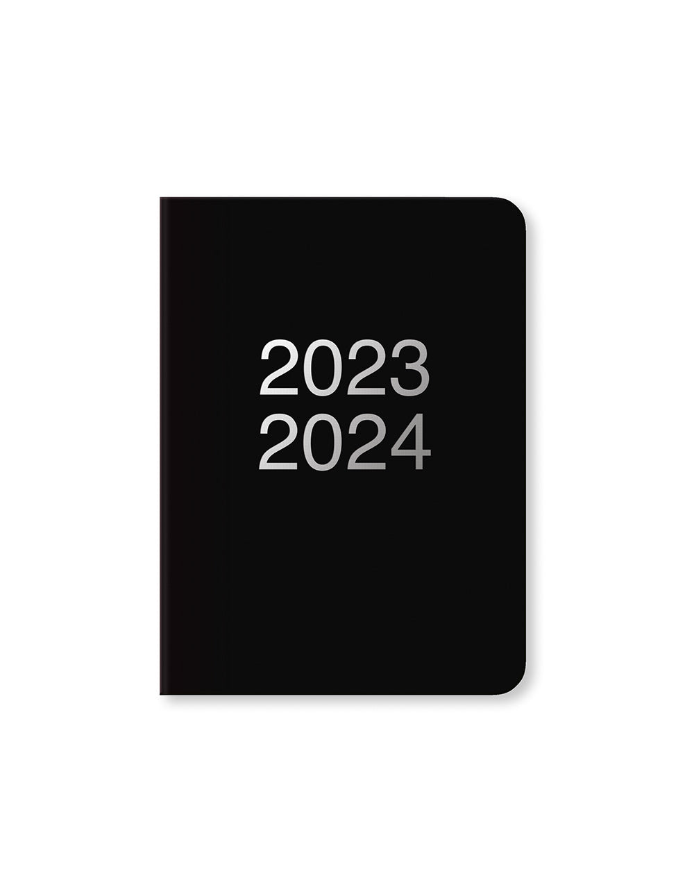 Dazzle A6 Week to View Diary 2023-2024 - Multilanguage - Black - Letts of London#colour_black