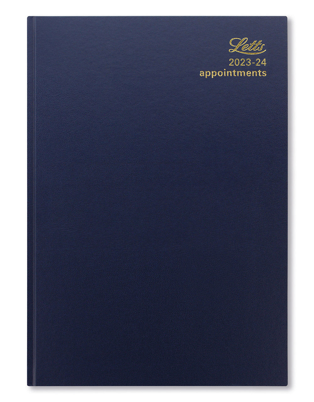 Standard A4 Day to a Page Diary with Appointments 2023-2024 - English - Blue - Letts of London#colour_blue