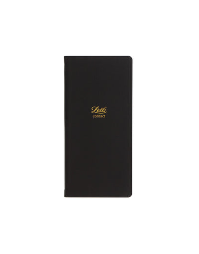 Icon Slim Pocket Address Book Black#colour_black