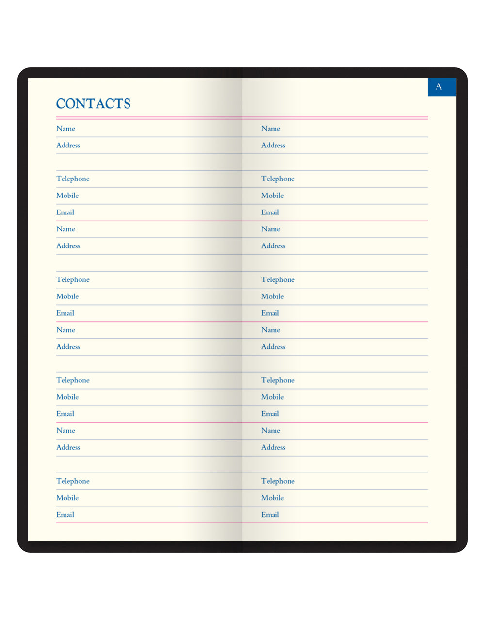 New Letts Lexicon Mini Pocket Week To View 2026 Diary - Green - View #9