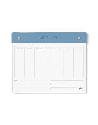 Weekly Planner Notepad - Conscious Stationery by Letts of London