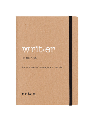 A5 Dotted Notebook Journal by Letts of London in Kraft - The Eco Writers Collection
