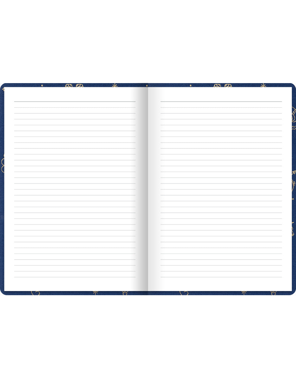 Zodiac A5 Ruled Notebook - Midnight - Letts of London#colour_midnight