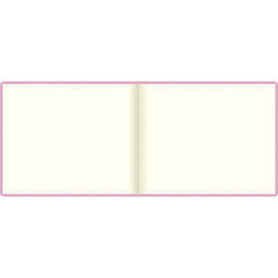Icon Quarto Landscape Plain Guest Book Pink#colour_pink