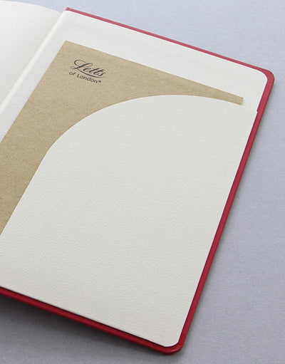 Icon Book Perpetual Diary Red Back Pocket#colour_red