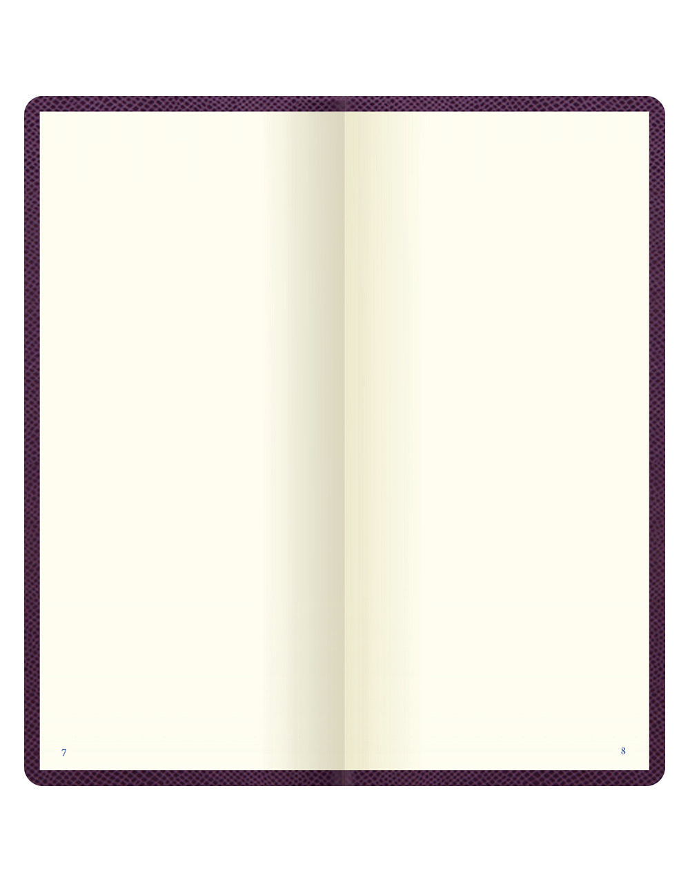 Legacy Slim Pocket Plain Notebook Purple Inside Pages#colour_purple