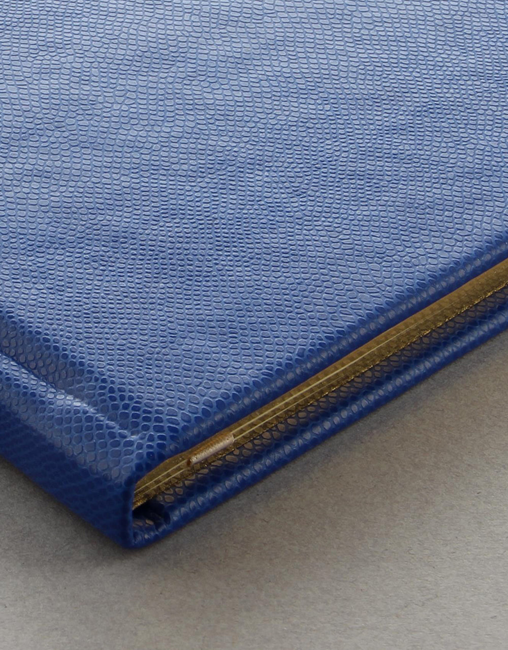 Legacy Quarto Landscape Plain Guest Book Blue - Golden Edges#colour_blue