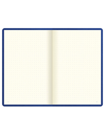 Letts Legacy Book Dotted Notebook Blue Dotted Pages#colour_blue