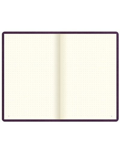 Letts Legacy Book Dotted Notebook Purple Dotted Pages#colour_purple