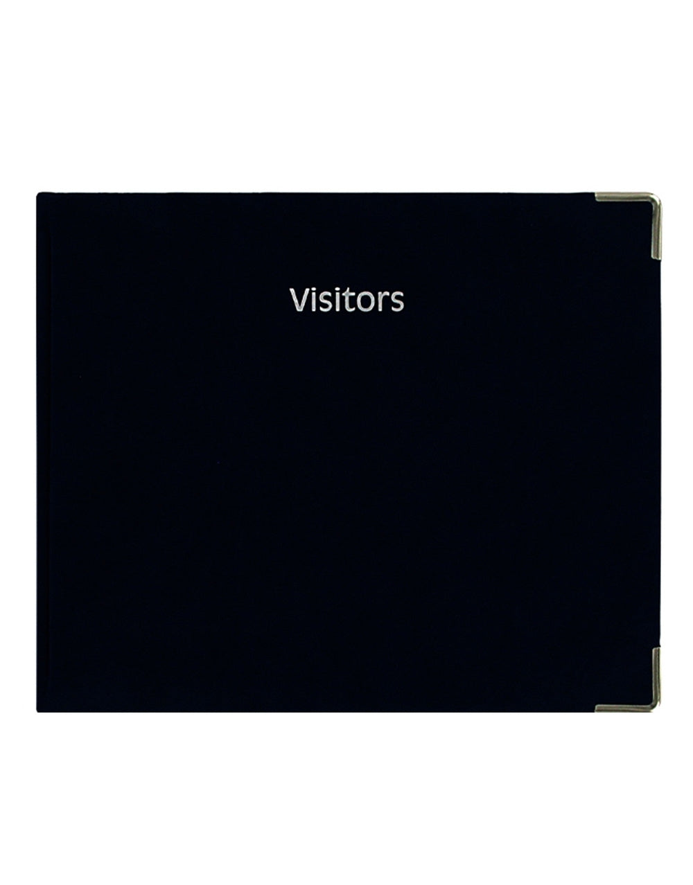 Connoisseur Quarto Visitors Book - Black#colour_black