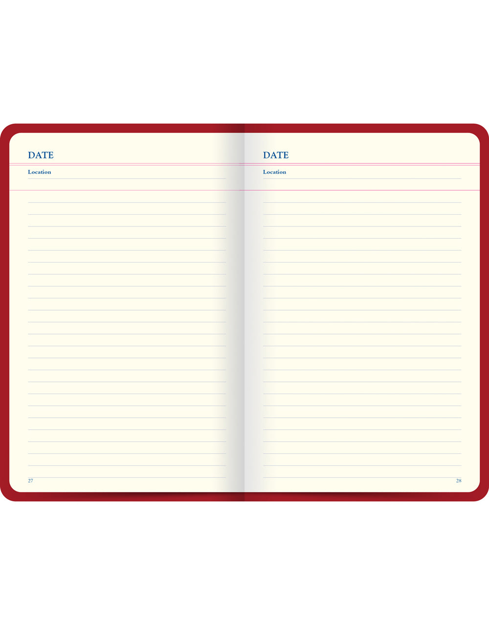 Icon Book Travel Journal#colour_red