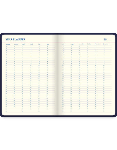 Icon A5 5 year Diary Navy Year Planner#colour_navy