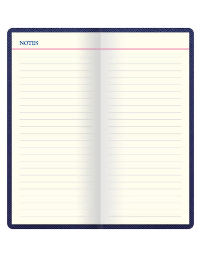 Legacy Slim Pocket Travel Journal Blue Notes#colour_blue